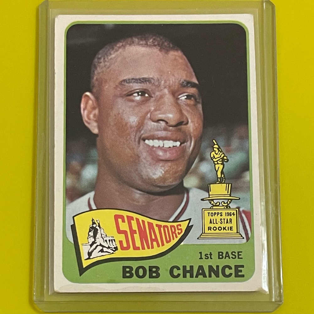 Bob Chance #224 [All-Star Rookie] 1965 Topps Baseball Trading Card